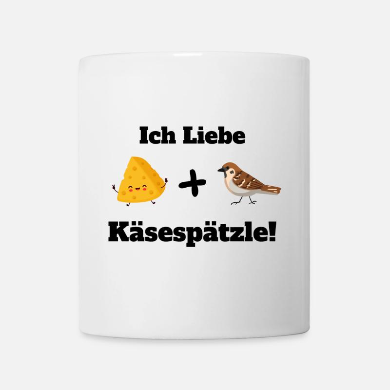 Ich Liebe Allgäuer Käsespätzle - Tasse - Weiß
