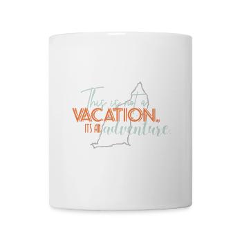 Wie tickt dein Sommer: Urlaub oder Abenteuer? - Tasse - Weiß - Vorne