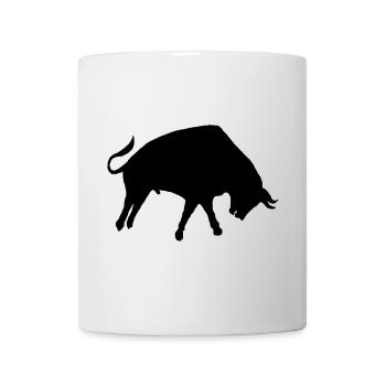 BLACK BULL Kreation Louis RUNEMBERG © Adagp - Tasse - Weiß - Vorne