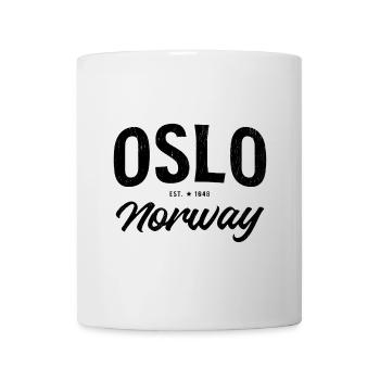 Oslo Norway Vintage Design - Mug - white - Front