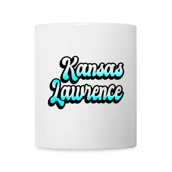 Lawrence Kansas Design - Tasse - Weiß - Vorne