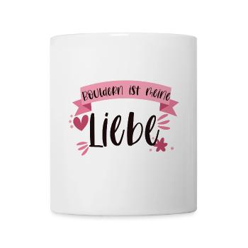 Bouldern ist meine Liebe! - Tasse - Weiß - Vorne