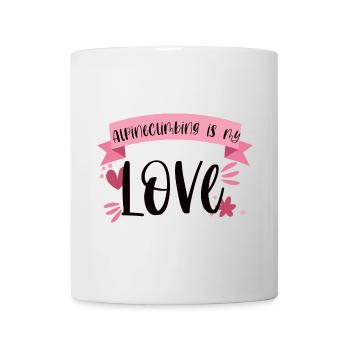 Klettern Alpinklettern Liebe Berge Geschenk - Tasse - Weiß - Vorne