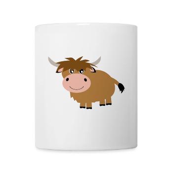 Bovins écossais Highland - Mug blanc - blanc - Devant