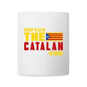 Keep Calm Katalonien Flaggen Design - Tasse - Weiß - Vorne