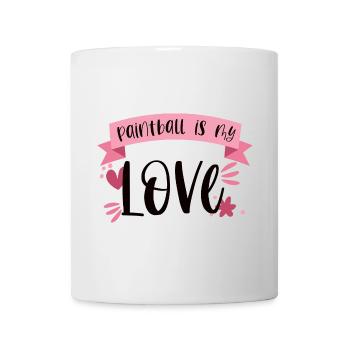 Paintball is my Love - Gotscha Geschenk - Tasse - Weiß - Vorne