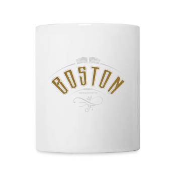 Boston Massachusetts - Tasse - Weiß - Vorne