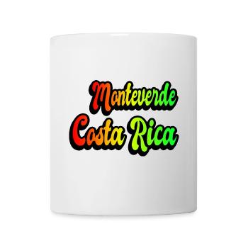 Monteverde Costa Rica Regenbogen Design - Tasse - Weiß - Vorne