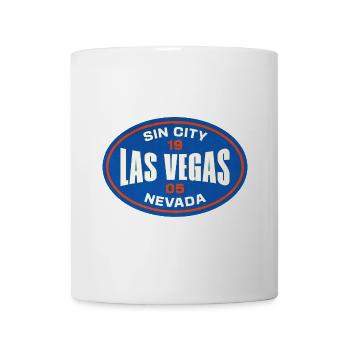 Las Vegas Neon Sign Vintage Look - Tasse - Weiß - Vorne