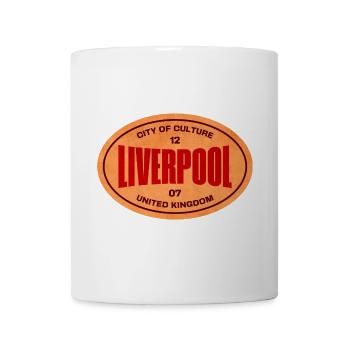 Liverpool City Stamp Retro - Mug - white - Front