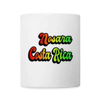 Nosara Costa Rica rainbow design - Mug - white - Front