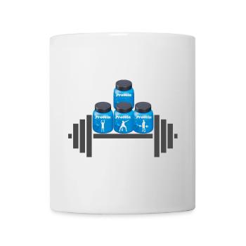 Protein Power Trio Silhouetten - Tasse - Weiß - Vorne