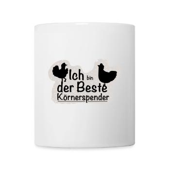 Körnerspender - Tasse - Weiß - Vorne