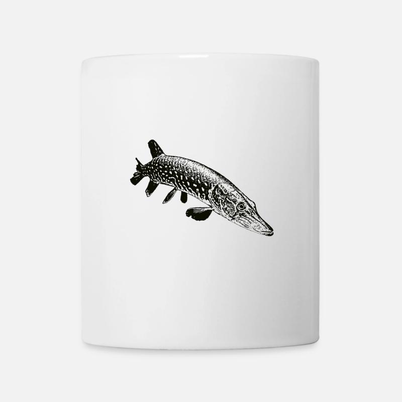Hecht - Tasse - Weiß