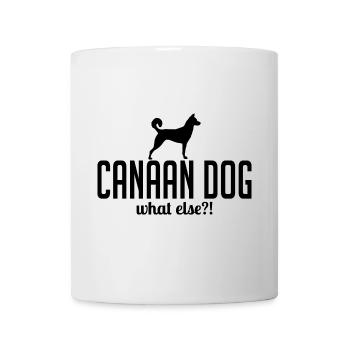CANAAN DOG quoi d’autre chien disant Wilsigns - Mug blanc - blanc - Devant