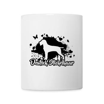 DEUTSCH STICHELHAAR Hunde Jagdhund Wilsigns - Tasse - Weiß - Vorne