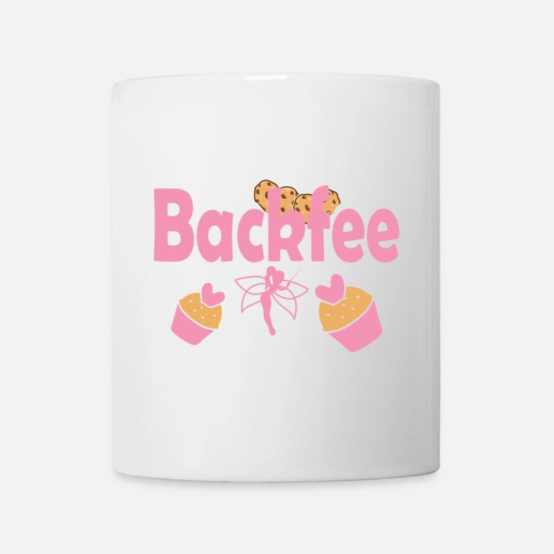 Backfee motif with cookies and fairy - Mug - white
