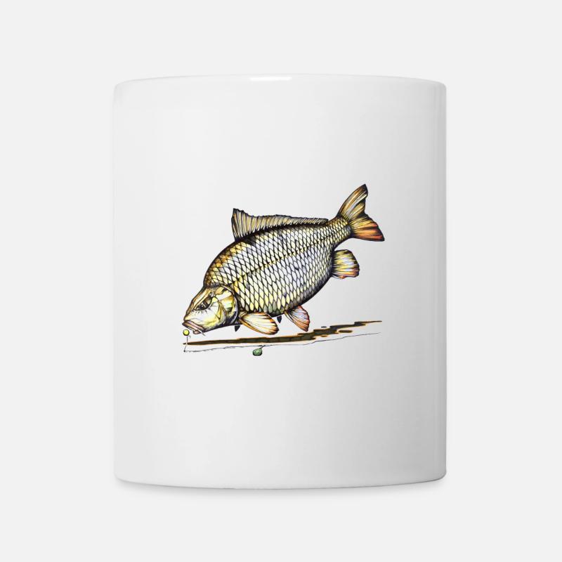 Gemeinsames Design von Karpfenangel-Rig-Anglern - Tasse - Weiß