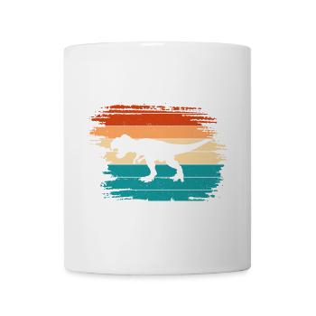 T Rex Dino Dinosaur - Mug - white - Front