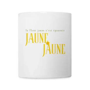 Jaune Jaune Bloom Typography Tee - Mug - white - Front