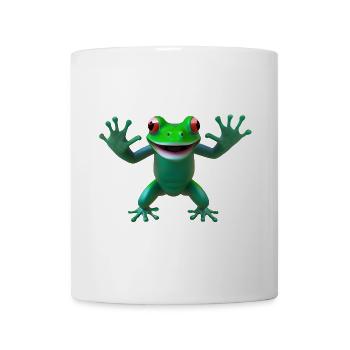 Frog standing free - Mug - white - Front