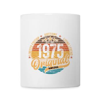 1975 Birthday born in 1975 Retro Vintage - Mug - white - Front