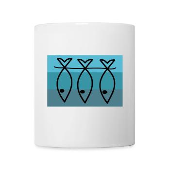 SARDINE. FISH. APRIL FOOL. EASTER. SEA - Mug - white - Front
