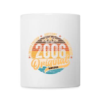 2006 vintage anniversaire rétro vintage cadeau - Mug blanc - blanc - Devant