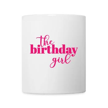 La fille d’anniversaire - Mug blanc - blanc - Devant