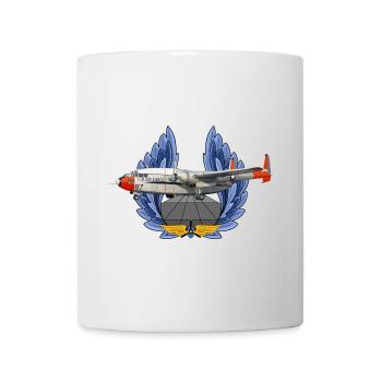 C-119 Flying Boxcar - Mug blanc - blanc - Devant