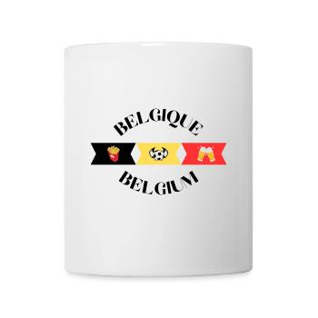 Belgique - Mug blanc - blanc - Devant