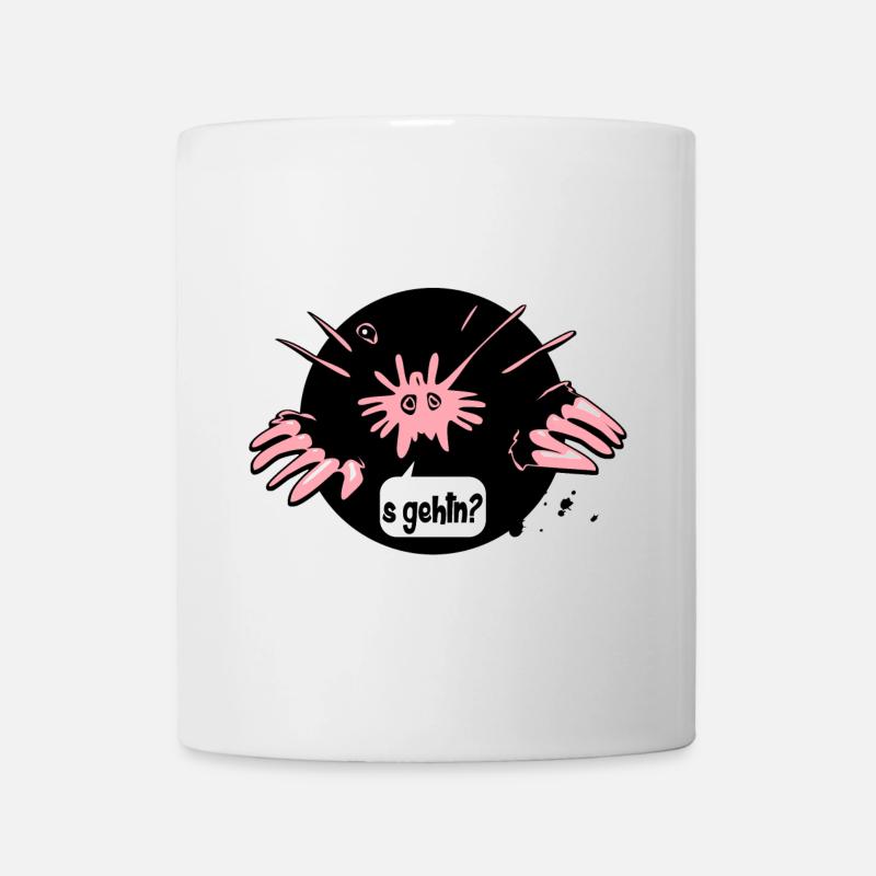 s gehtn? - Sternmull - Tag der Erde - Maulwurf - Tasse - Weiß