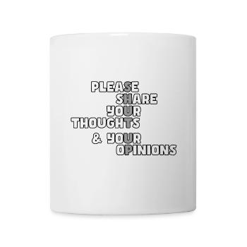 Bitte halt die Klappe # - Tasse - Weiß - Vorne