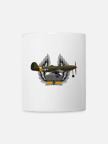 P-39 Airacobra - Tasse - Weiß