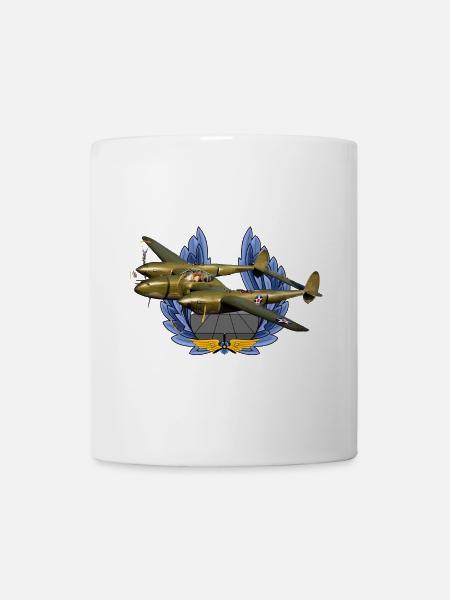 P-38 Lightning - Tasse - Weiß