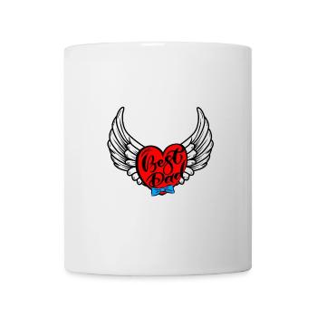 Father's Love Winged Heart - Mug - white - Front