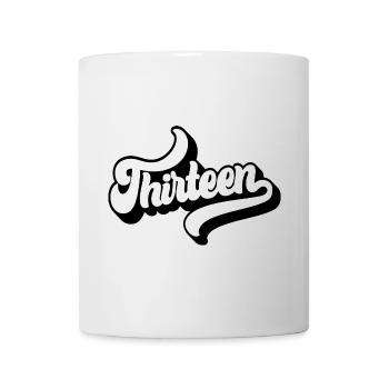 Dreizehn 13. Geburtstag Jungen Mädchen 13 Jahre alt - Tasse - Weiß - Vorne