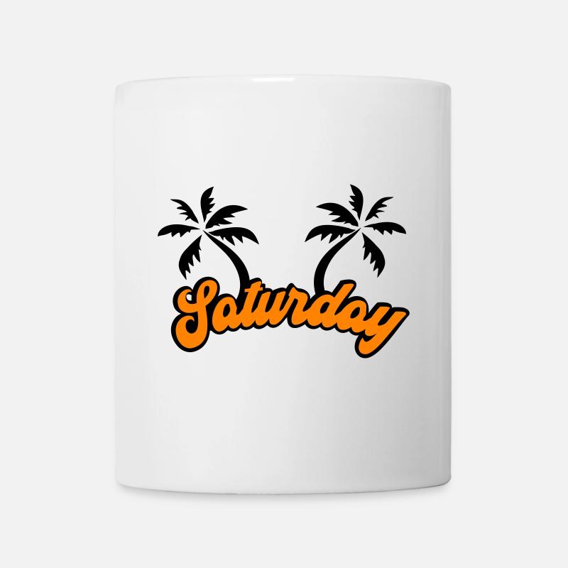 Saturday The Weekend Design - Mug - white