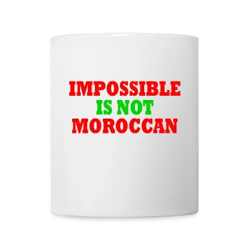 impossible is not moroccan - morocco - Mug - white - Front