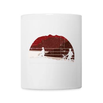 Sunset Riders Silhouette - Tasse - Weiß - Vorne
