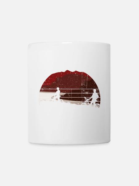 Sunset Riders Silhouette - Tasse - Weiß