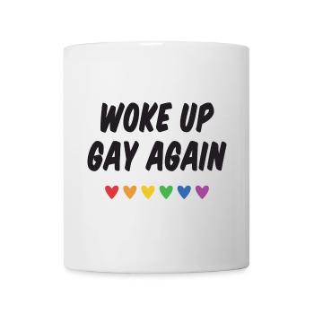 Wieder aufgewacht - Pride Month - Tasse - Weiß - Vorne
