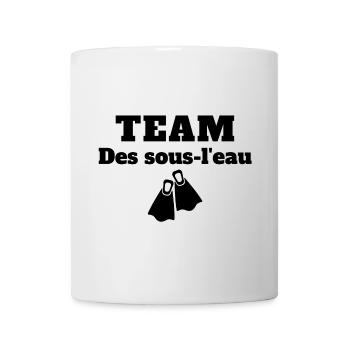 plongée sous-marine, plongeur - Mug blanc - blanc - Devant