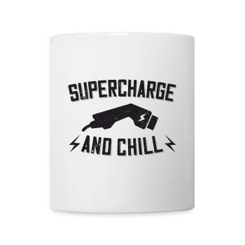 Supercharge And Chill - for electric car fans - Mug - white - Front