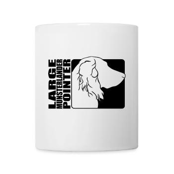 Large Munsterlander Pointer Profil Hunde Wilsigns - Tasse - Weiß - Vorne