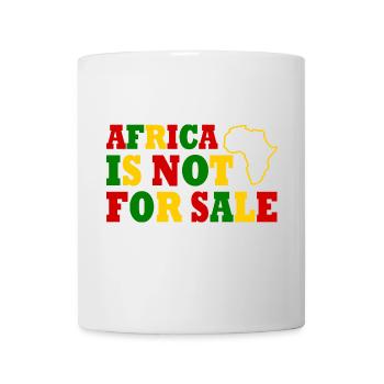 africa is not for sale - Mug blanc - blanc - Devant