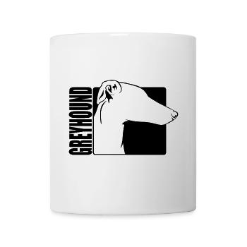 Greyhound Profile Dogs Dog Wilsigns - Mug - white - Front
