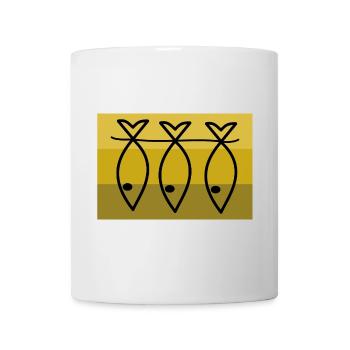 POISSON. POISSON D'AVRIL. VACANCES. ETE. HUMOUR - Mug blanc - blanc - Devant