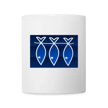 POISSON. POISSON D'AVRIL. VACANCES. ETE. HUMOUR - Mug blanc - blanc - Devant