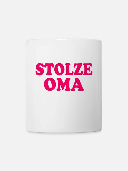 Stolze oma - Tasse - Weiß